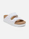 Birkenstock Anatomic Flatforms Synthetic Leather Women's Sandals White