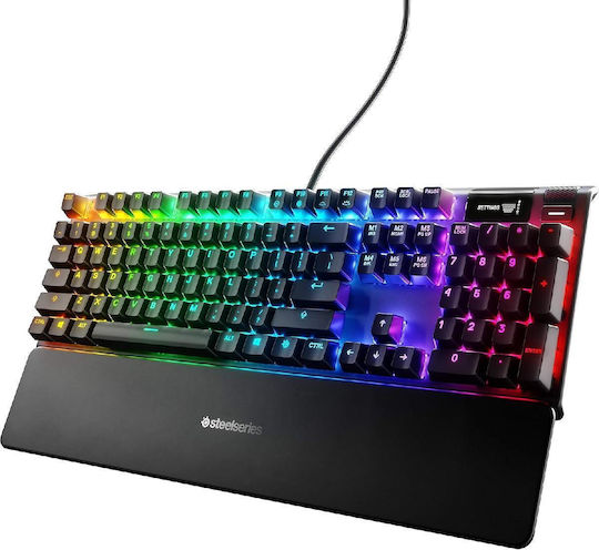 SteelSeries Apex 7 Gaming Mechanical Keyboard with SteelSeries QX2 switches and RGB lighting (International English)