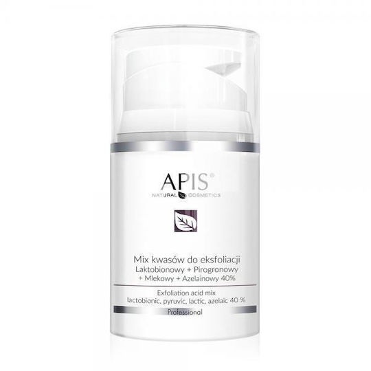 Apis Exfoliation Acid Mix Exfoliation Säuren Lactobionic + Pyruvic + Lactic + Azelaic 40% 50ml