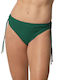 Luna Bikini Slip High Waist Green