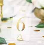 PartyDeco Table Numbering from Metal 20pcs 12cm