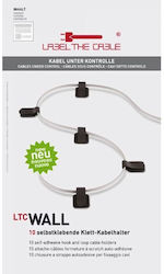 LTC Audio Kabelclips-Organizer 10Stück Weiß