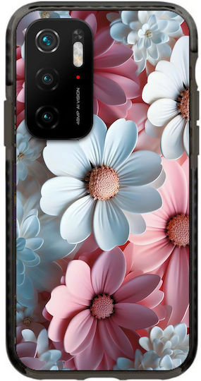 Цветен калъф за мобилен телефон с цветни цветя Дизайн 91597 за Xiaomi Poco M3 Pro