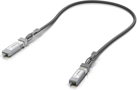 Ubiquiti Кабел Оптично Влакно SFP+ 0.5m Черен
