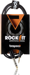 Bespeco Cable 6.3mm male - 3.5mm male 3m (RKSMS300)