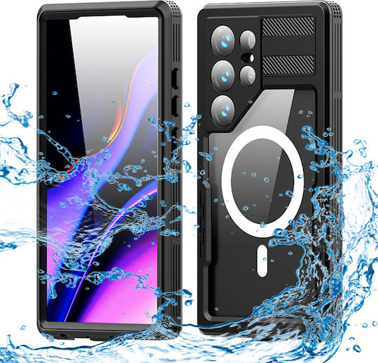 Shellbox Back Cover Σιλικόνης Αδιάβροχο Μαύρο (Galaxy S24 Ultra)