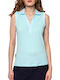 Heavy Tools Damen Polo Bluse Ärmellos Mint