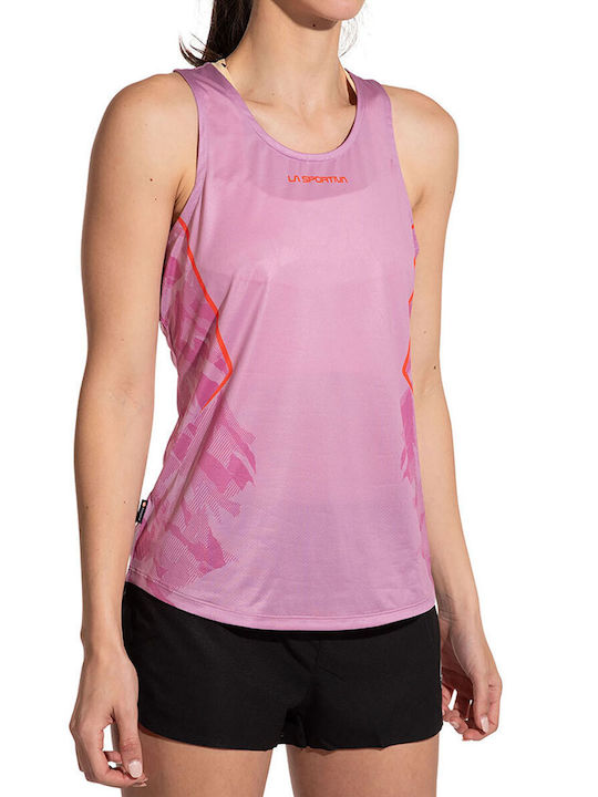 La Sportiva Γυναικεία Αθλητική Μπλούζα Αμάνικη Fast Drying Ροζ