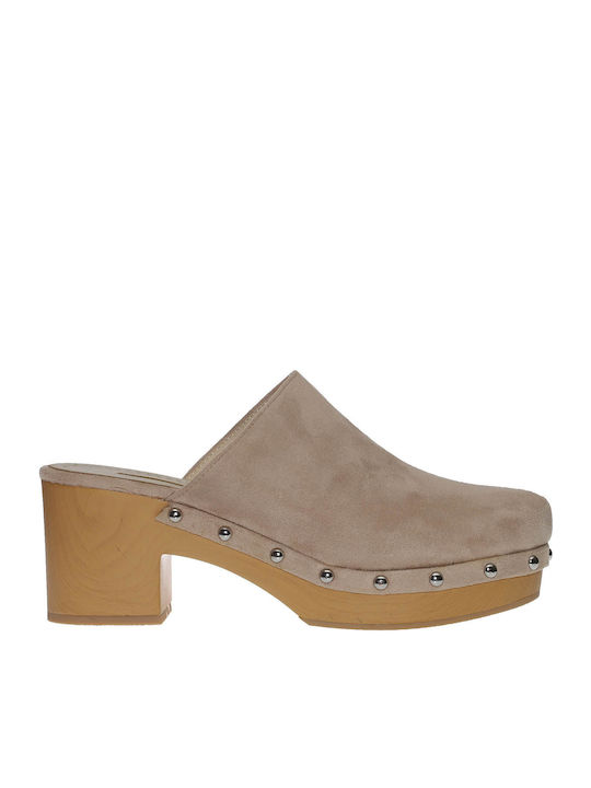 Corina Wildleder Mules mit Chunky Hoch Absatz i...