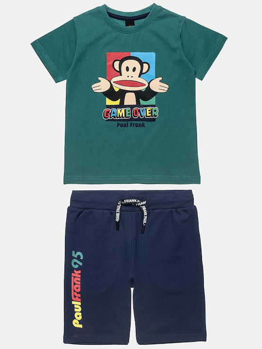Kids' Set with Shorts Summer 2pcs Green
