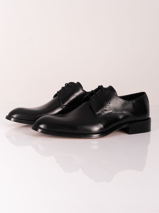 Guy Laroche Men's Leather Dress Shoes Black