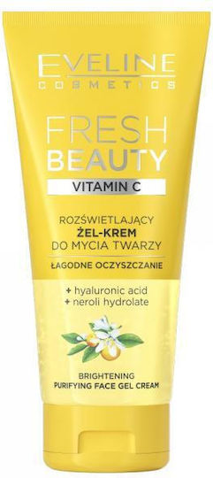 Eveline Cosmetics Fresh Beauty Illuminating Facial Cleansing Gel-cream Vitamin C 150ml