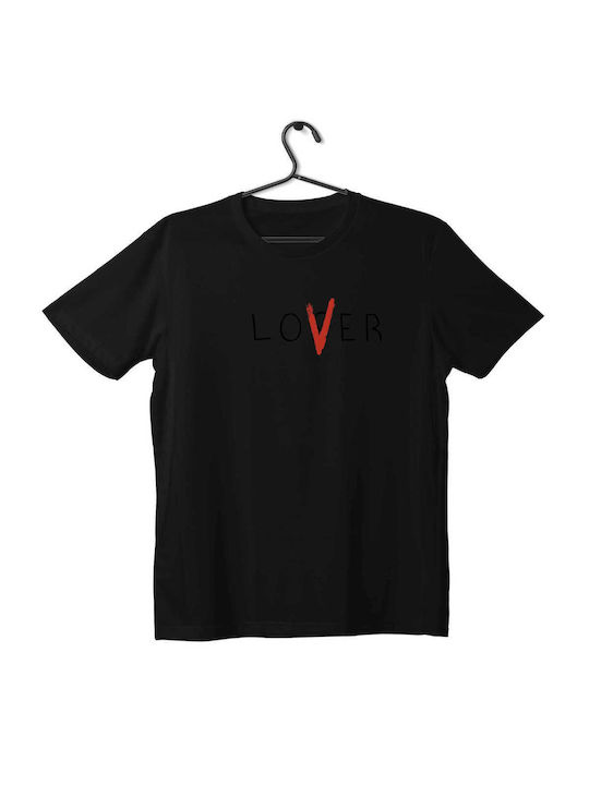 T-shirt Unisex Black Design Lover