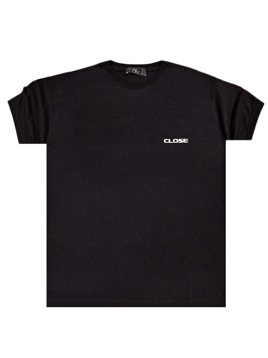 Close Society T-shirt Μαύρο