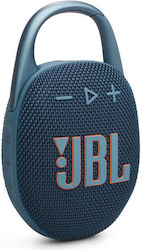 JBL Clip 5 Αδιάβροχο Ηχείο Bluetooth 7W με Διάρκεια Μπαταρίας έως 12 ώρες Μπλε
