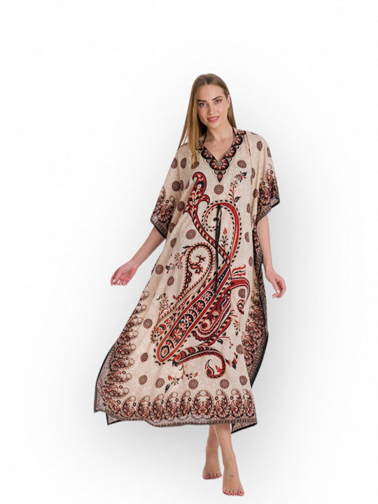 Kaftan pentru femei 661 Bej Deschis