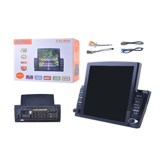 Ηχοσύστημα Αυτοκινήτου (Bluetooth/USB/WiFi/GPS/Apple-Carplay/Android-Auto) με Οθόνη Αφής 9.7"