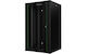 Lanview Επιτοίχια Καμπίνα Rack 20U 60x56x100cm Μαύρο RWP20U56BL