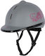 Covalliero Riding Helmet Beauty Vg1 Grey 3-Point Harness Size 53-57 Kerbl 4018653955895