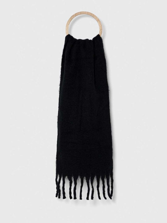 Abercrombie & Fitch Women's Wool Scarf Black