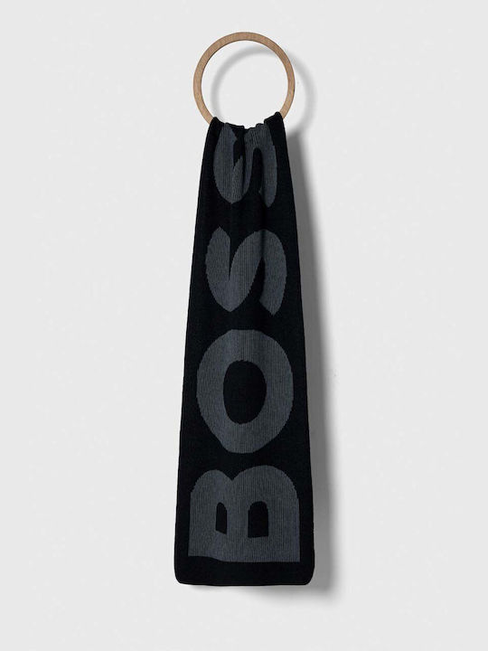 Hugo Boss Men's Scarf Navy Blue