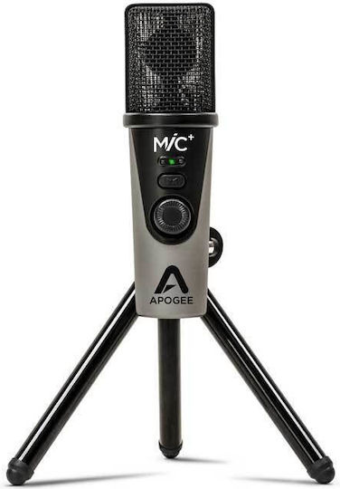Apogee Mic Plus Microfon Condensator Desktop, Montat pe Amortizor pentru Vocale