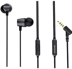 Aiwa Estm-30bk In-ear Handsfree Ακουστικά με Βύσμα 3.5mm Μαύρο Aiwa Estm-30bk In-ear Handsfree Ακουστικά με Βύσμα 3.5mm Μαύρο
