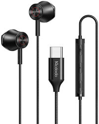 Mcdodo HP-4070 In-ear Handsfree Ακουστικά με Βύσμα USB-C Μαύρο Mcdodo HP-4070 In-ear Handsfree Ακουστικά με Βύσμα USB-C Μαύρο