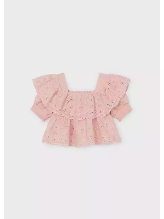 Mayoral Kinderbluse Kurzarm Rouge