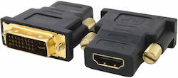Powertech CAB-H056 DVI-I / HDMI Male to DVI-I / HDMI Female