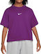 Kids' T-shirt Purple Sportswear