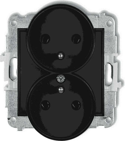 Karlik Power Socket Black 1pcs