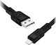 Orno USB-A zu Lightning Kabel 29W Schwarz 0.9m (CABEXCWHPLIGH0.9DMIX)