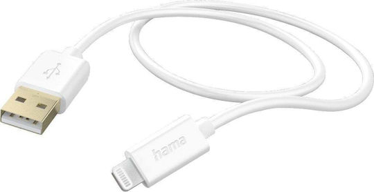HAMA USB-A to Lightning Cable White 1.5m (00201581)