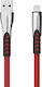 Somostel USB-A to Lightning Cable Κόκκινο 1m (25701)