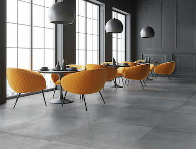 Keros London Floor / Wall Interior Matte Tile 80x80cm Acero