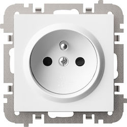 Elektro Plast Power Socket White 1pcs