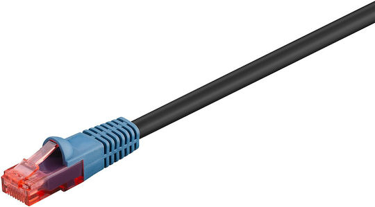 Goobay U/UTP Cat.6 (Gigabit) Cablu De Rețea Ethernet 60m Negru