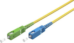 Goobay 59664 Optical Fiber SC-APC 20m Yellow