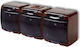 Karlik Power Socket Brown 1pcs