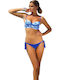 Bikini-Set Blumen Blue