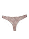 Women's String with Lace Pink
