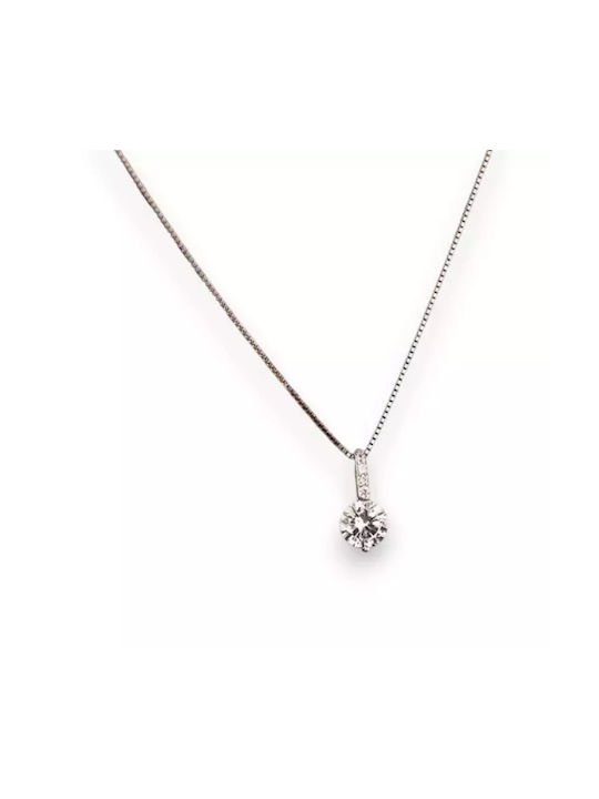 Azalea Necklace with Zircon