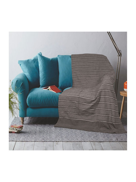 Kipper Throws & Couch Blankets Sofa Throw 2 Seater 180x250cm Beige