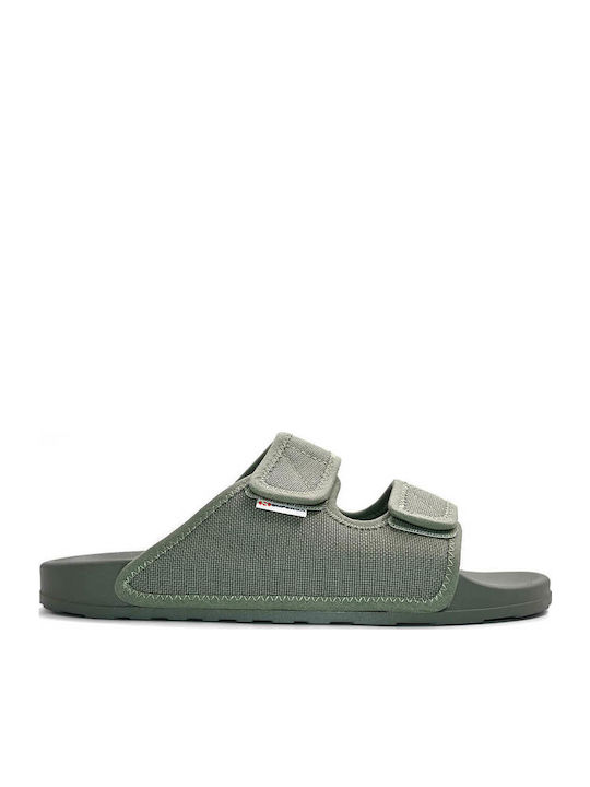 Superga 1908 Frauen Flip Flops in Grün Farbe