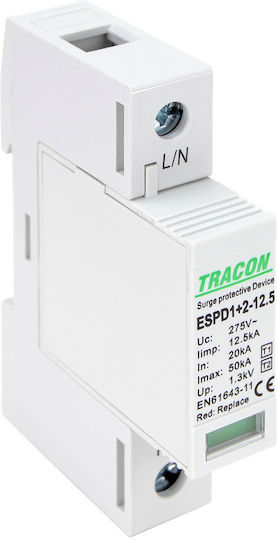 Tracon Electric 1-Pole Inspired T1 / T2 Panel Lightning Protection