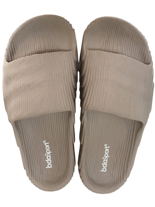 Body Action Women's Slides Brown