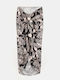 Γυναικείο Beachwear Rock Club Πολυμορφική Φούστα Παρεό Macacao Print Regular Fit Lycra