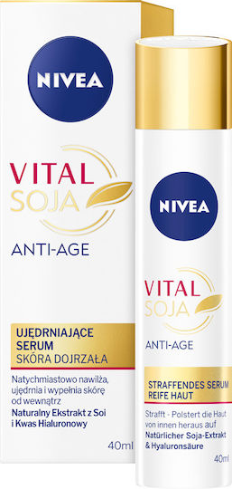 Nivea Vital Soja Antiage Αντιγηραντικό Serum Προσώπου για Σύσφιξη 40ml