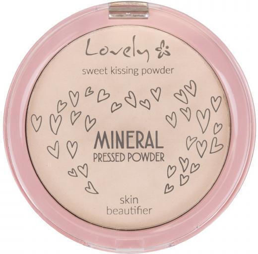 Lovely Mineral Gepresstes Puder Transparent Hochmattierendes Mineralisches Gesichtsfixiermittel 10g